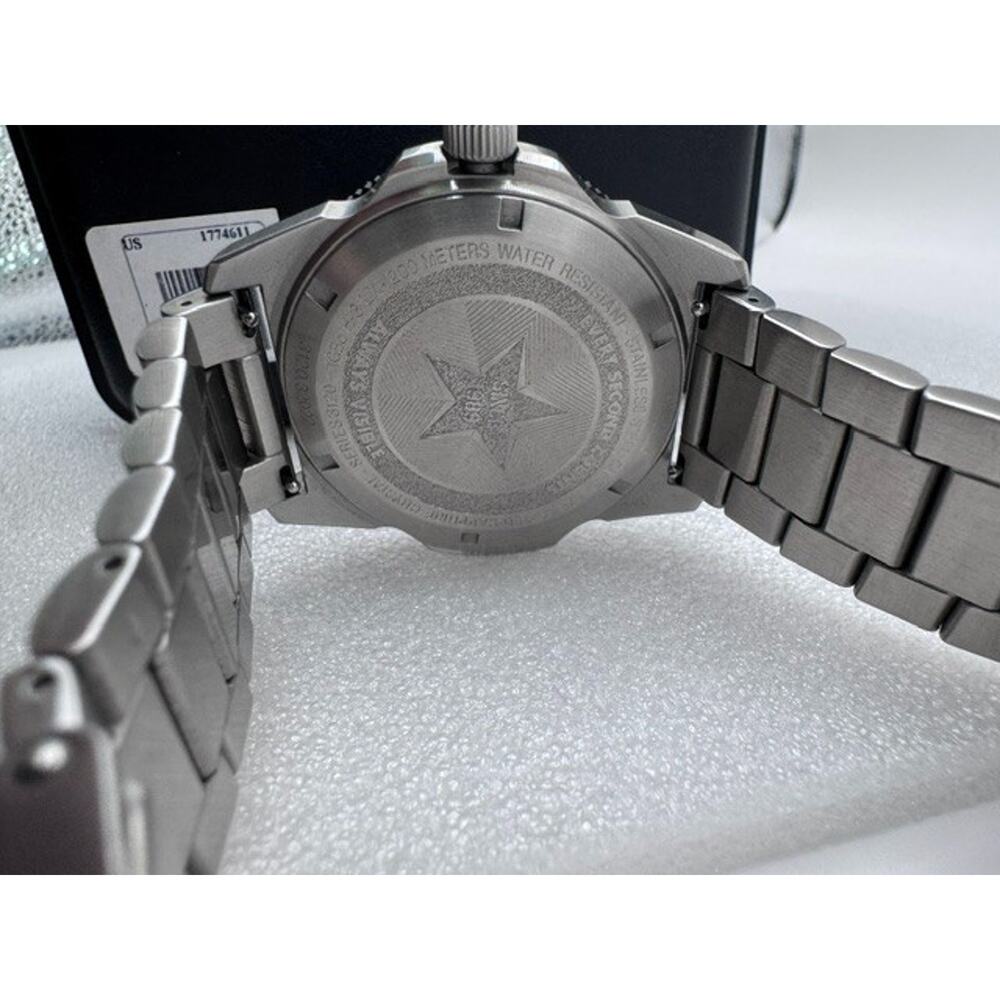 Rare Swiss Luminox XS.3137 Pacific Diver Green Dial Stainless Mens 44mm Watch - Picture 6 of 8